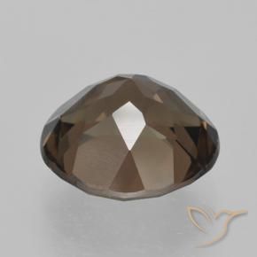 4.20克拉天然烟晶，圆形的，VVS-VS