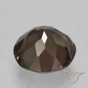 4.60克拉天然烟晶，圆形的，VVS-VS