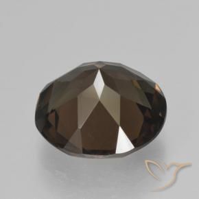 4.32克拉天然烟晶，圆形的，VVS-VS