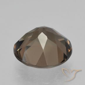 4.08克拉天然烟晶，圆形的，VVS-VS