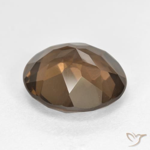 4.70克拉天然烟晶，圆形的，VS
