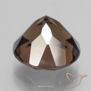 4.61克拉天然烟晶，圆形的，VS