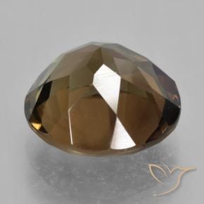 5.84克拉天然烟晶，圆形的，VVS-VS