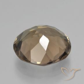 6.05克拉天然烟晶，圆形的，VS