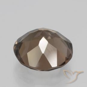 3.80克拉天然烟晶，圆形的，VVS-VS