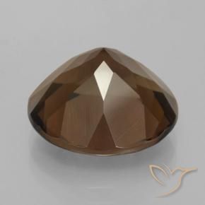 8.20克拉天然烟晶，圆形的，VS