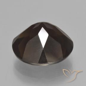 6.63克拉天然烟晶，圆形的，VVS-VS