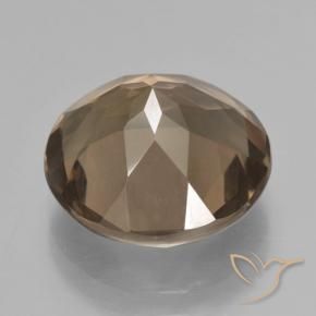 6.75克拉天然烟晶，圆形的，VVS-VS