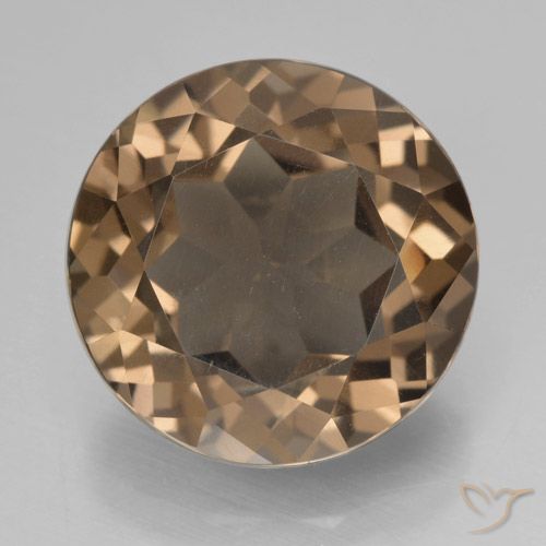 7.18ct 天然 姜饼布朗 烟晶, 圆形的, VVS-VS