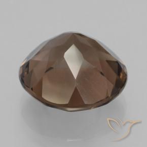 7.27克拉天然烟晶，圆形的，VVS-VS