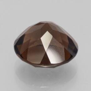 4.83克拉天然棕色烟晶，圆形切割，11.07毫米，VVS-VS
