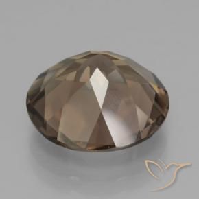 7.86克拉天然烟晶，圆形的，VVS-VS