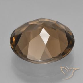7.62克拉天然烟晶，圆形的，VS