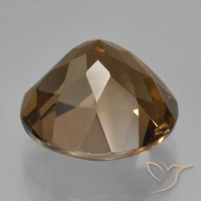 8.99克拉天然烟晶，圆形的，VVS-VS