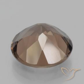 6.59克拉天然烟晶，圆形的，VVS-VS