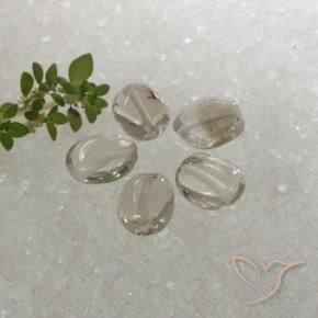 4.70克拉天然烟晶，椭圆形，透明