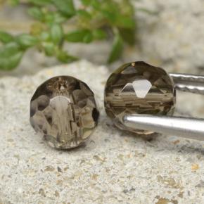 2.78克拉天然烟晶，球形，透明