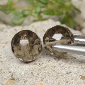 2.78克拉天然烟晶，球形，透明