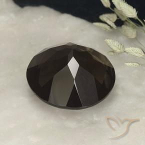 13.80克拉天然烟晶，圆形的，VVS