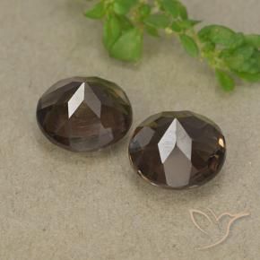 3.27克拉天然烟晶，圆形的，VVS-VS