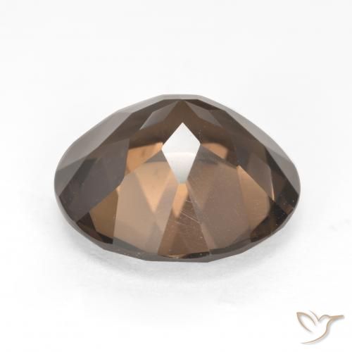 5.68克拉天然烟晶，圆形的，VVS