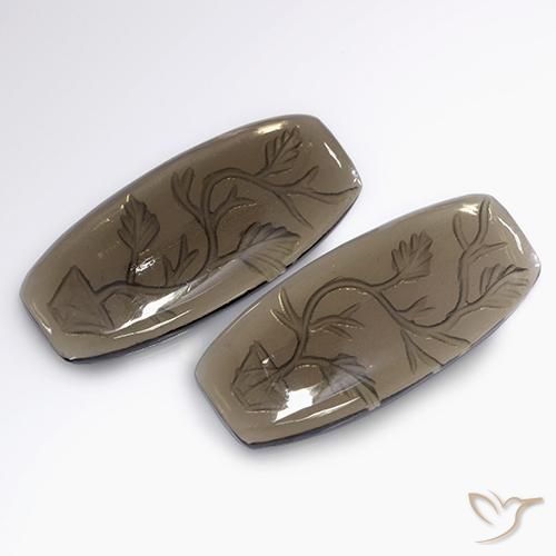 31.90克拉天然烟晶，花式切割，透明