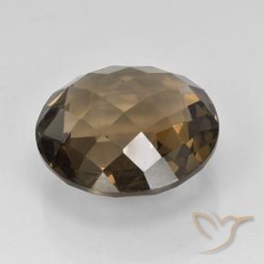 8.38克拉天然烟晶，圆形的，VVS-VS