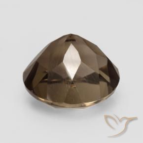 6.60克拉天然烟晶，圆形的，VVS-VS