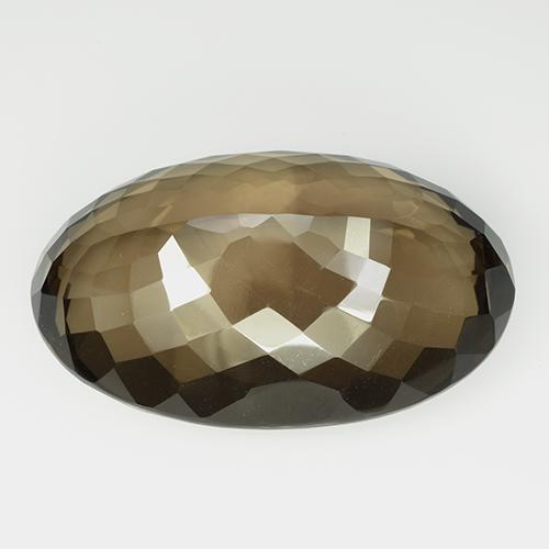 106.13克拉天然烟晶，椭圆形切割，IF