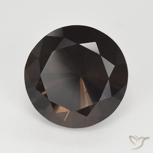 7.10克拉天然烟晶，圆形的，VVS