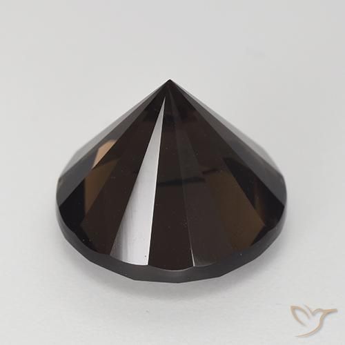 7.10克拉天然烟晶，圆形的，VVS