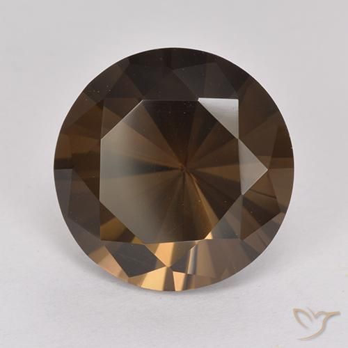 6.67克拉天然烟晶，圆形的，VVS