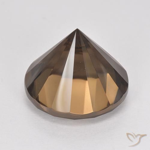 8.35克拉天然烟晶，圆形的，VVS