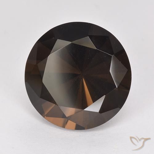 6.69克拉天然烟晶，圆形的，VVS