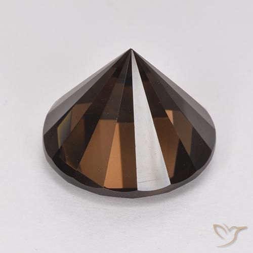6.69克拉天然烟晶，圆形的，VVS