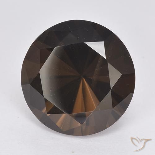 10.91克拉天然烟晶，圆形的，VS