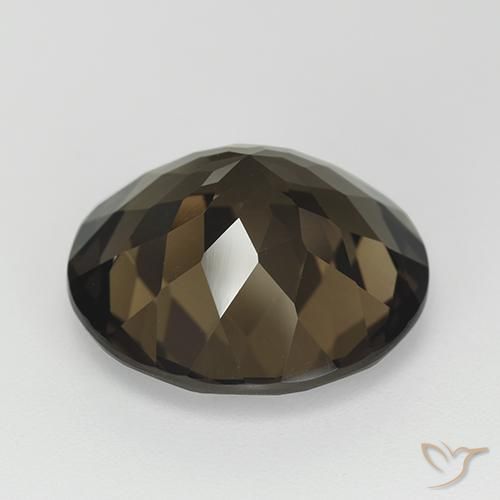 11.40克拉天然烟晶，圆形的，VVS