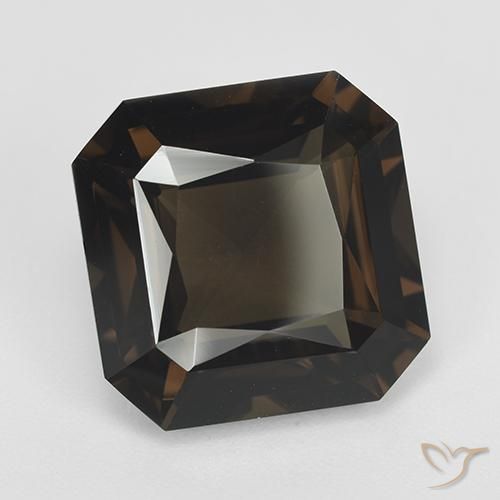 12.19克拉天然烟晶，八边形，VVS