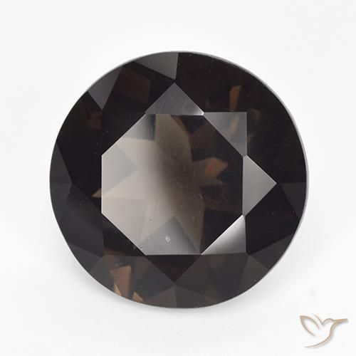 13.52克拉天然烟晶，圆形的，VVS-VS