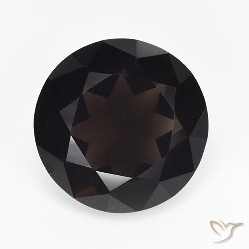 11.30克拉天然烟晶，圆形的，VVS-VS