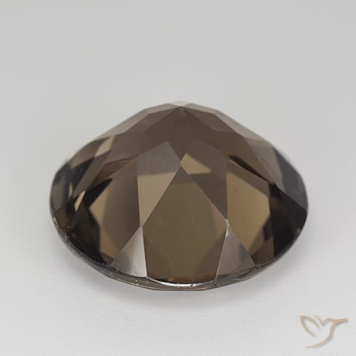 12.79克拉天然烟晶，圆形的，VVS-VS