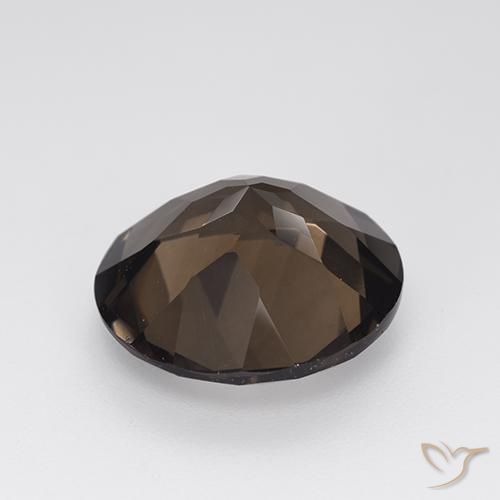 7.63克拉天然烟晶，圆形的，VVS-VS