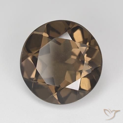 8.91克拉天然烟晶，圆形的，VVS-VS