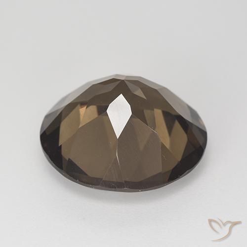 8.91克拉天然烟晶，圆形的，VVS-VS