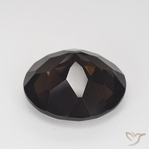 11.15克拉天然烟晶，圆形的，VVS-VS