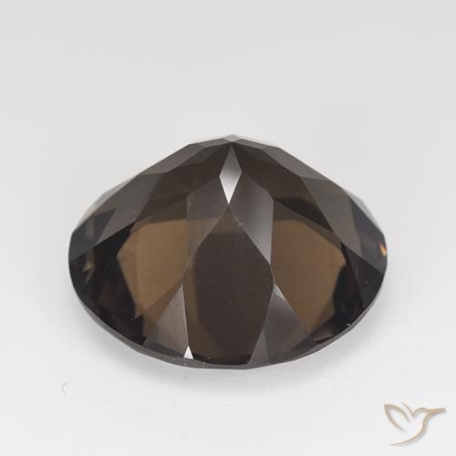 11.72克拉天然烟晶，圆形的，VVS-VS