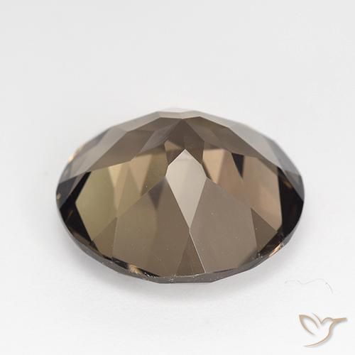 11.84克拉天然烟晶，圆形的，VVS-VS