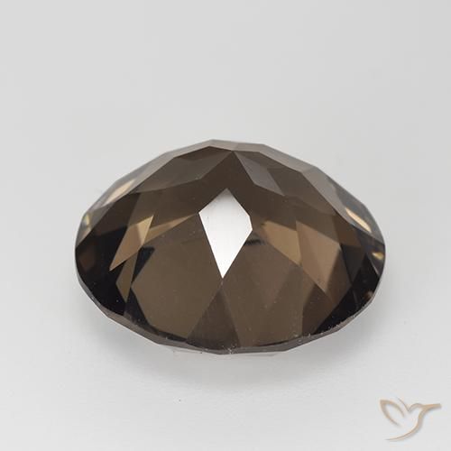12.54克拉天然烟晶，圆形的，VS