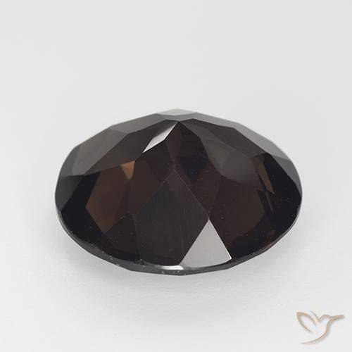11.91克拉天然烟晶，圆形的，VVS-VS