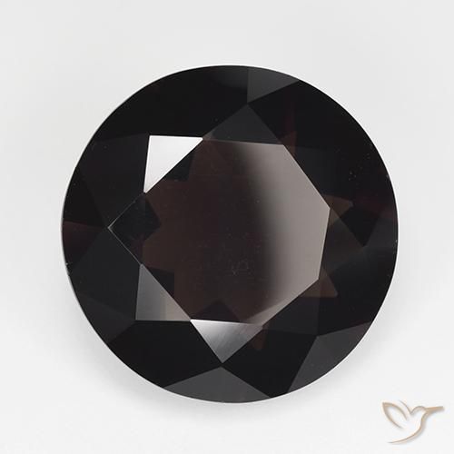 12.25克拉天然烟晶，圆形的，VVS-VS